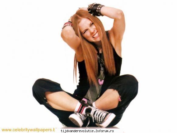 a v poze  avril lavigne